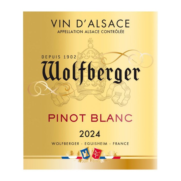 Wolfberger 2024 Alsace Pinot Blanc - Vin blanc d'Alsace