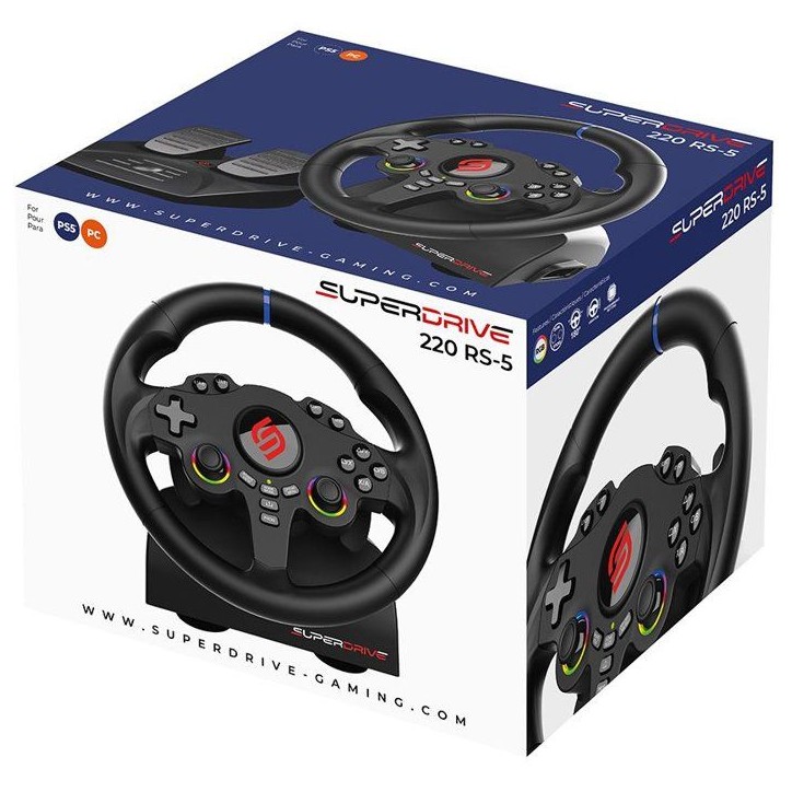 Volant gaming - SUBSONIC - Double joysticks LED - PS5 PC Volant gaming - SUBSONIC - Double joysticks LED - PS5 PC