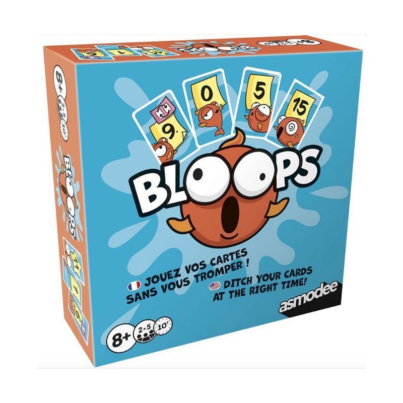 Zygomatic Jeu de cartes - Bloops - Jeu de mémoire fun et rapide - Dè