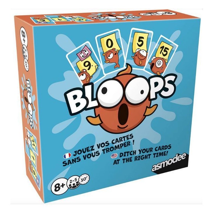 Zygomatic Jeu de cartes - Bloops - Jeu de mémoire fun et rapide - Dès 8 ans - 2 à 5 joueurs - Format compact Zygomatic Jeu de cartes - Bloops - Jeu de mémoire fun et rapide - Dès 8 ans - 2 à 5 joueurs - Format compact