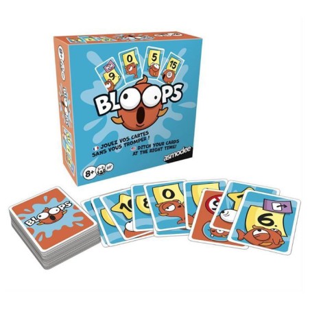 Zygomatic Jeu de cartes - Bloops - Jeu de mémoire fun et rapide - Dès 8 ans - 2 à 5 joueurs - Format compact
