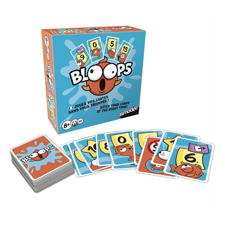Zygomatic Jeu de cartes - Bloops - Jeu de mémoire fun et rapide - Dès 8 ans - 2 à 5 joueurs - Format compact Zygomatic Jeu de cartes - Bloops - Jeu de mémoire fun et rapide - Dès 8 ans - 2 à 5 joueurs - Format compact