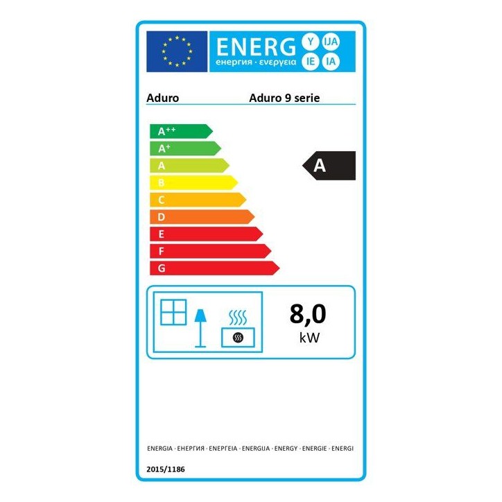 Poêle à bois - ADURO - 9 AIR - 6 kW