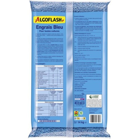 Engrais - ALGOFLASH - Bleu universel - 14 kg - UAB