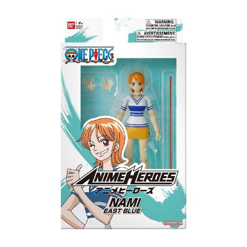 Figurine articulée Anime Heroes - Bandai - One Piece - Nami - 17 cm