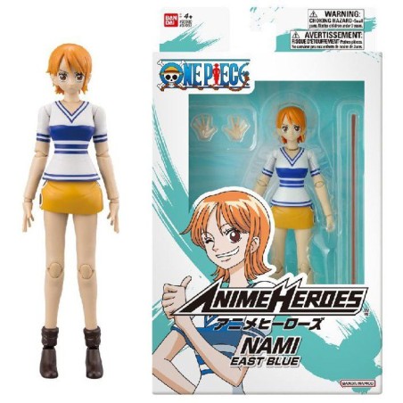 Figurine articulée Anime Heroes - Bandai - One Piece - Nami - 17 cm