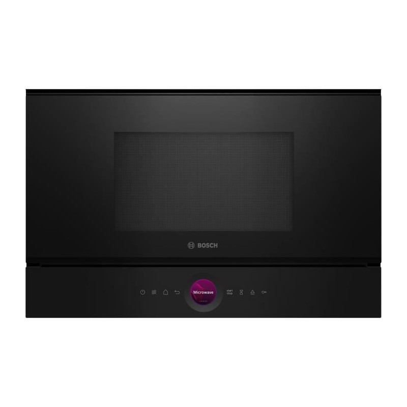 Micro-ondes simple encastrable - BOSCH SER8 - BFL7221B1 - Noir - 21 L Micro-ondes simple encastrable - BOSCH SER8 - BFL7221B1 - Noir - 21 L