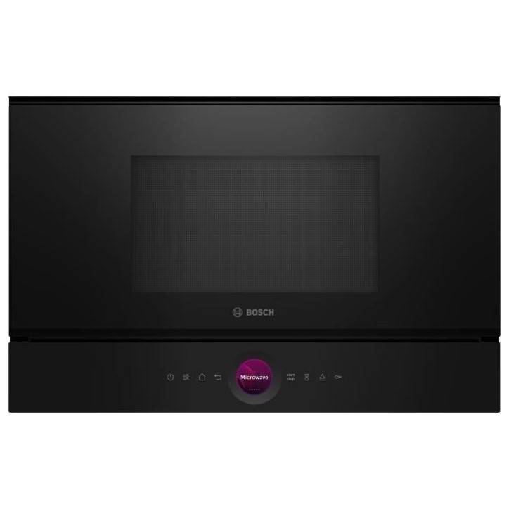 Micro-ondes simple encastrable - BOSCH SER8 - BFL7221B1 - Noir - 21 L - 38,2 x 59,4 x 31,8 cm
