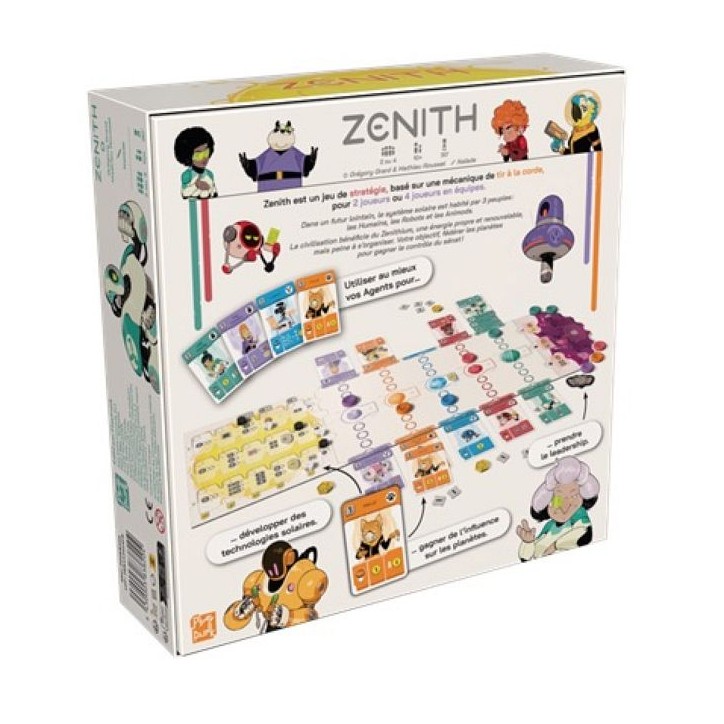 Playpunk Jeu de société stratégie - Zénith - Conquête planétaire - 2 à 4 joueurs - Dès 10 ans - Version française - tir Playpunk Jeu de société stratégie - Zénith - Conquête planétaire - 2 à 4 joueurs - Dès 10 ans - Version française - tir