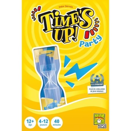 ZYGOMATIC – Time’s Up Party – jeu d’ambiance et devinettes – dès 12 ans – 4 à 12 joueurs – 40 minutes – en fra