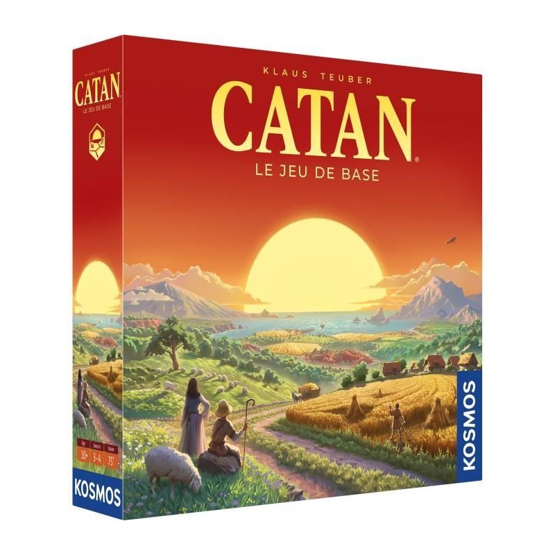 KOSMOS Jeu de plateau CATAN (Refresh) - Best-seller Stratégie et Nég