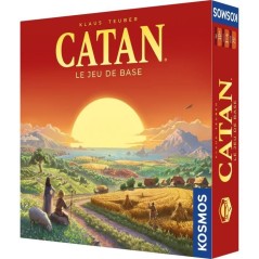 KOSMOS Jeu de plateau CATAN (Refresh) - Best-seller Stratégie et Négociation - dès 10 ans - 3 à 4 joueurs - 60 à 120 min