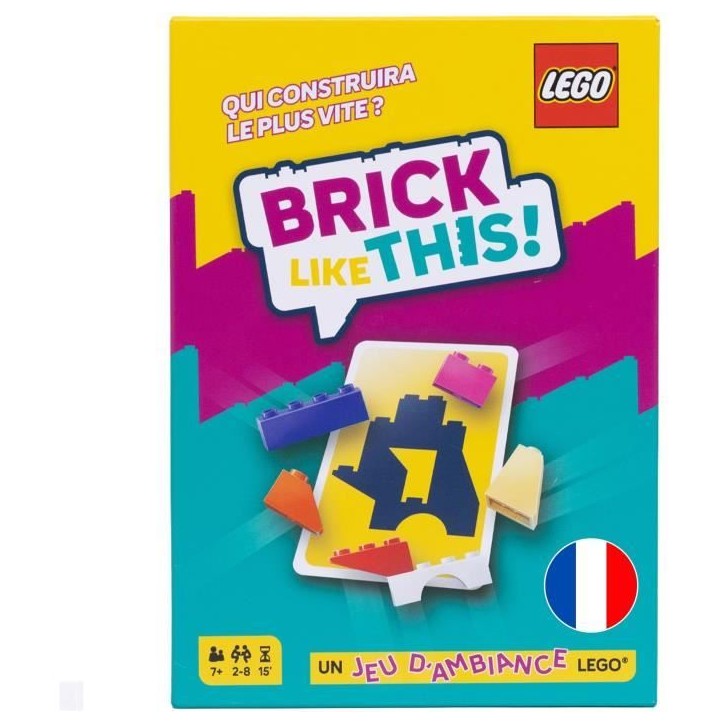 DOTTED GAMES Jeu de société Brick Like This - Coopération - LEGO® - Dès 8 ans - 2 à 8 joueurs - 15 minutes