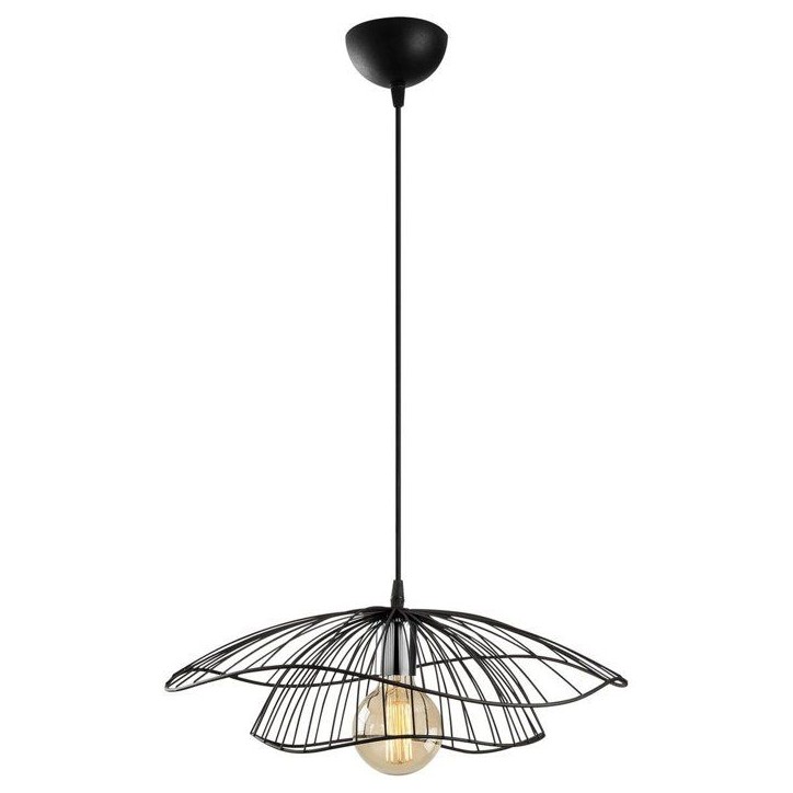 Suspension lustre D BY M.RED Black - Métal noir - Décoration design - Ambiance chaleureuse Suspension lustre D BY M.RED Black - Métal noir - Décoration design - Ambiance chaleureuse