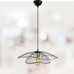 Suspension lustre D BY M.RED Black - Métal noir - Décoration design