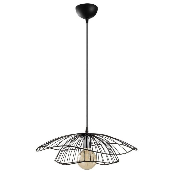 Suspension lustre D BY M.RED Black - Métal noir - Décoration design - Ambiance chaleureuse Suspension lustre D BY M.RED Black - Métal noir - Décoration design - Ambiance chaleureuse
