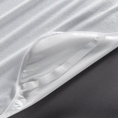 Protège-matelas - Mansion - Pour lit 1 personne - 90 x 200 cm - 100 %