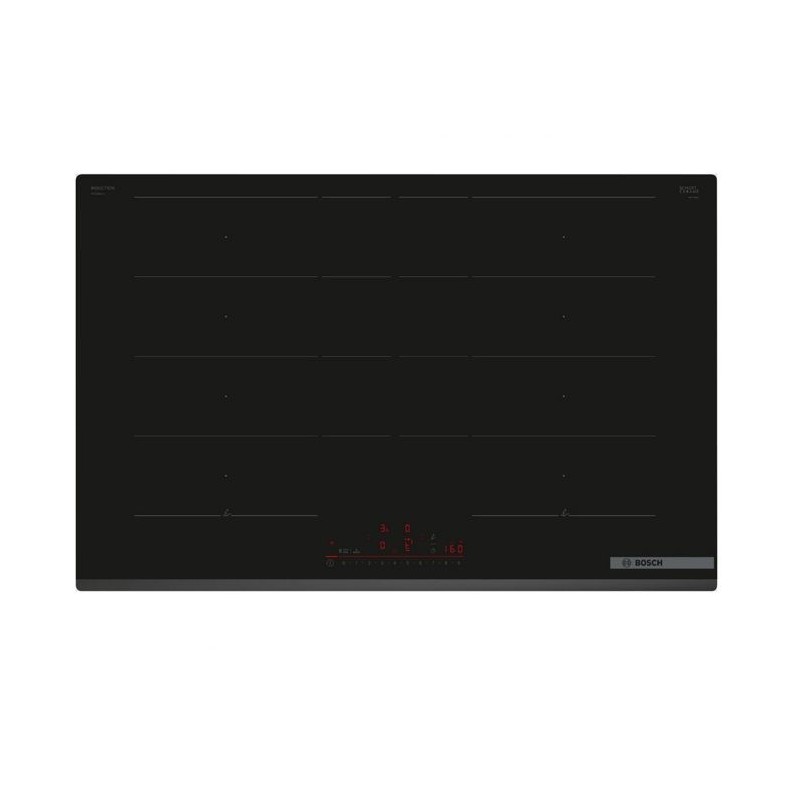 Bosch Table de cuisson induction 80cm 4 feux 7400w noir - PXY83KHC1E Bosch Table de cuisson induction 80cm 4 feux 7400w noir - PXY83KHC1E