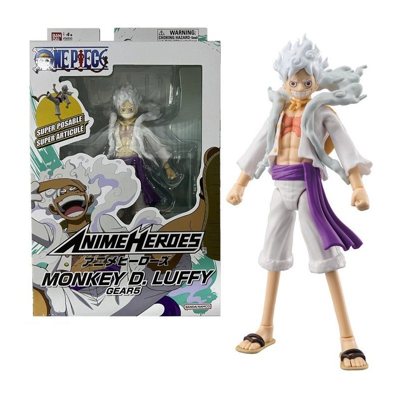 Figurine One Piece - BANDAI - Anime Heroes - 37054 - Luffy Gear 5 - 17