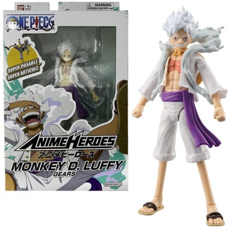 Figurine One Piece - BANDAI - Anime Heroes - 37054 - Luffy Gear 5 - 17