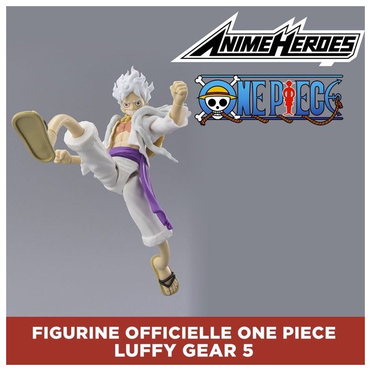 Figurine One Piece - BANDAI - Anime Heroes - 37054 - Luffy Gear 5 - 17 cm Figurine One Piece - BANDAI - Anime Heroes - 37054 - Luffy Gear 5 - 17 cm