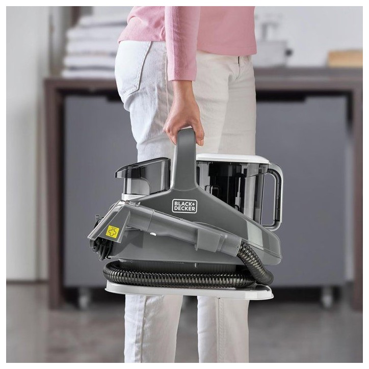 Shampouineuse multi-surfaces 3 en 1 - BLACK & DECKER - BHSC1350CHS-QS - 1300 W - Fonction vapeur - Double réservoir Shampouineuse multi-surfaces 3 en 1 - BLACK & DECKER - BHSC1350CHS-QS - 1300 W - Fonction vapeur - Double réservoir