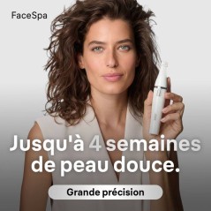 Épilateur visage 2-en-1 - BRAUN - Face SE810 - Wet & Dry - Brosse net
