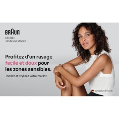 Tondeuse maillot - BRAUN - FG1100 - Compacte - Lames sécurisées - Zo