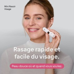 Rasoir visage femme - BRAUN - FS1000 - Compact - Précis - Nomade