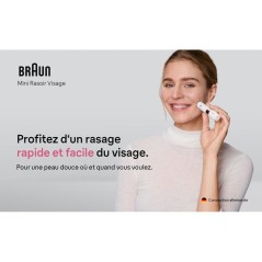 Rasoir visage femme - BRAUN - FS1000 - Compact - Précis - Nomade