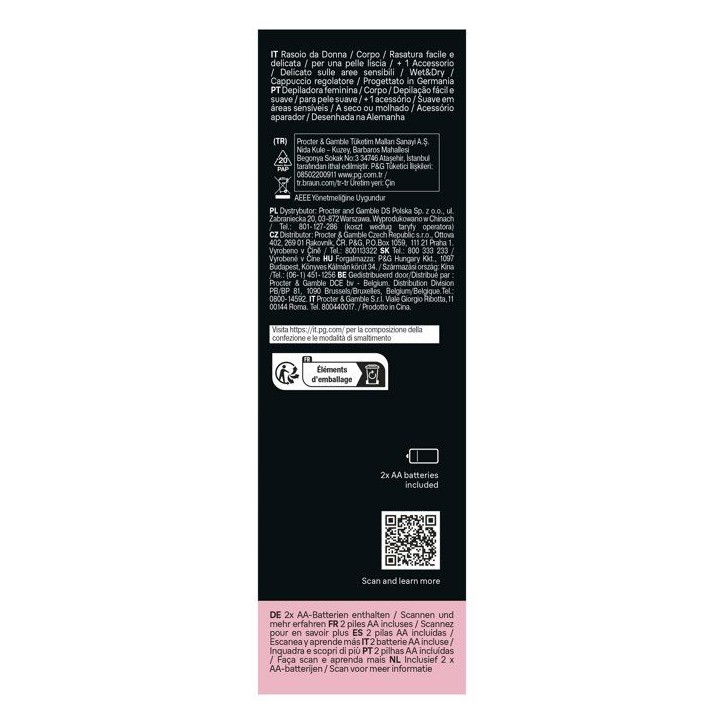 Rasoir électrique femme - BRAUN - LS5100 - Sans fil - Tête arrondie - Zones sensibles Rasoir électrique femme - BRAUN - LS5100 - Sans fil - Tête arrondie - Zones sensibles