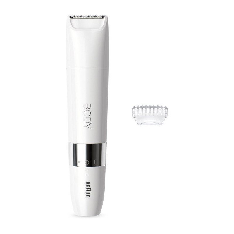 Mini tondeuse corps - BRAUN - BS1000 - Compacte - Précise - Zones sen