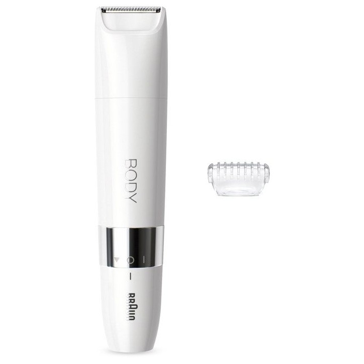 Mini tondeuse corps - BRAUN - BS1000 - Compacte - Précise - Zones sensibles Mini tondeuse corps - BRAUN - BS1000 - Compacte - Précise - Zones sensibles