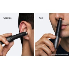 Tondeuse nez et oreilles - BRAUN - EN20 - Technologie SkinGentle - Lam