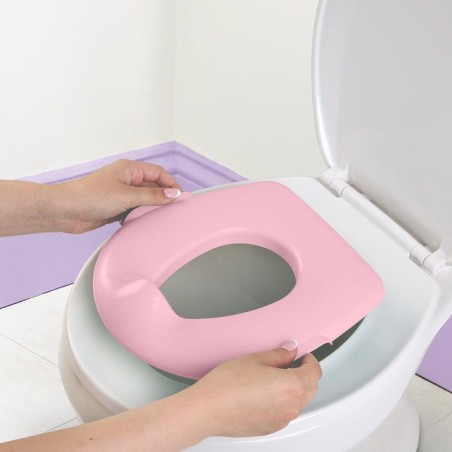 DISNEY BABY - MINNIE- Mini toilette avec réducteur de lunette de toilette inclus, 2 en 1, MySize, Pot amovible facile à nettoy