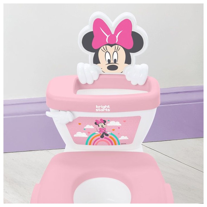 DISNEY BABY - MINNIE- Mini toilette avec réducteur de lunette de toilette inclus, 2 en 1, MySize, Pot amovible facile à nettoy DISNEY BABY - MINNIE- Mini toilette avec réducteur de lunette de toilette inclus, 2 en 1, MySize, Pot amovible facile à nettoy