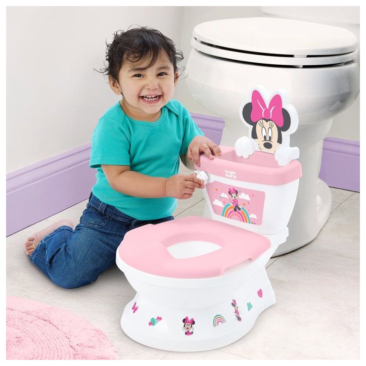 DISNEY BABY - MINNIE- Mini toilette avec réducteur de lunette de toilette inclus, 2 en 1, MySize, Pot amovible facile à nettoy DISNEY BABY - MINNIE- Mini toilette avec réducteur de lunette de toilette inclus, 2 en 1, MySize, Pot amovible facile à nettoy