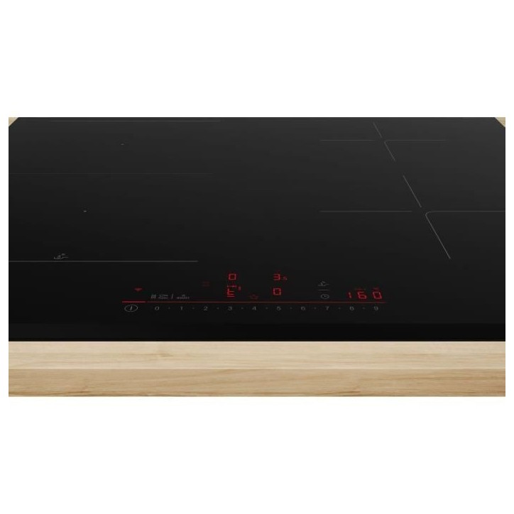 Table induction 60cm - BOSCH SER6 - PVS63KHC1E Noir - 4-foyers - Home Connect - L592xP522 mm Table induction 60cm - BOSCH SER6 - PVS63KHC1E Noir - 4-foyers - Home Connect - L592xP522 mm
