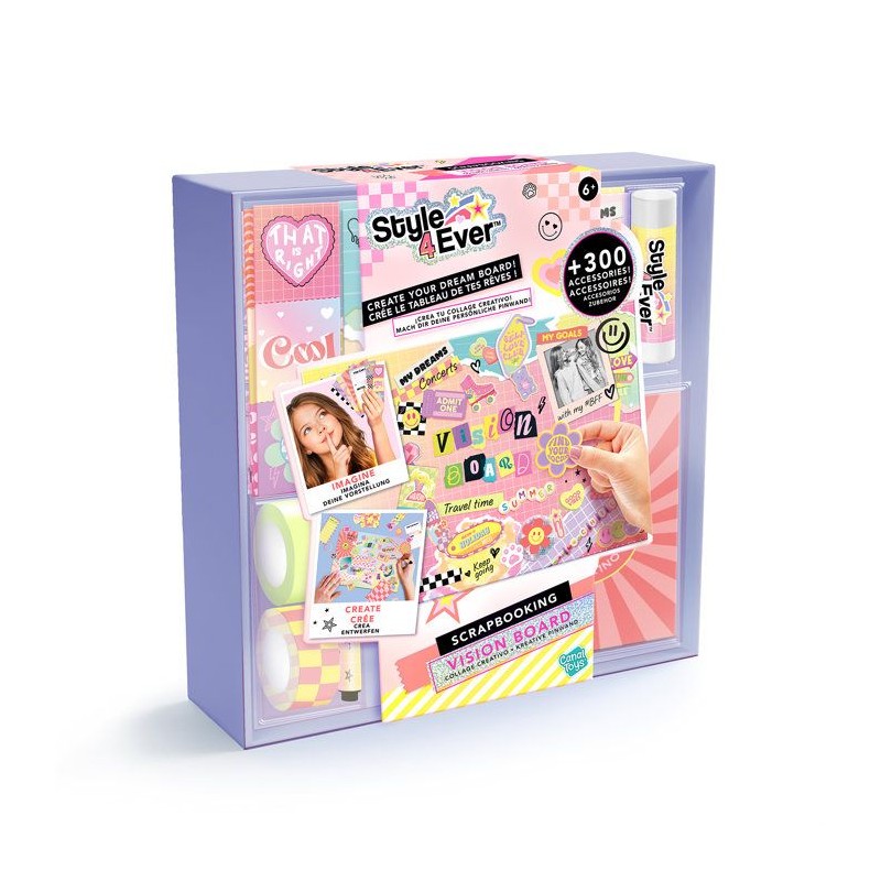 Scrapbooking vision board