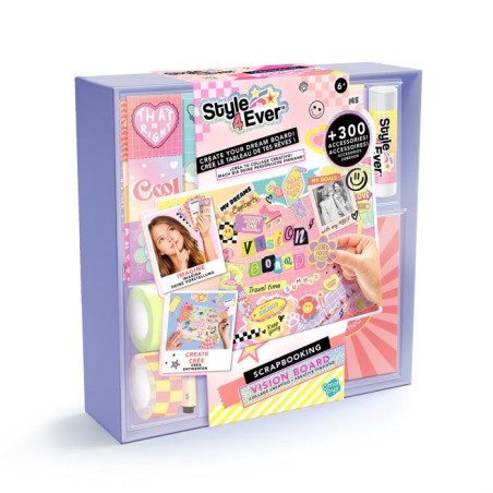 Scrapbooking vision board