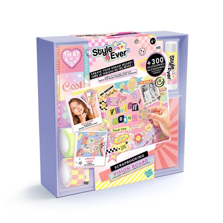 Scrapbooking vision board