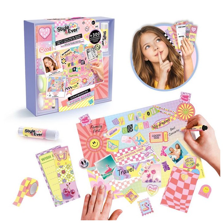 Scrapbooking vision board