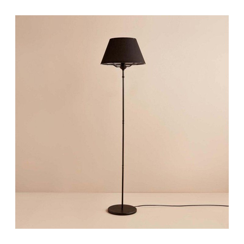 Lampadaire D BY M.RED Black - Métal - Design moderne - Eclairage int