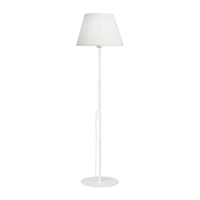 Lampadaire D BY M.RED White - Métal - Design épuré - Ambiance chale