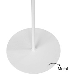 Lampadaire D BY M.RED White - Métal - Design épuré - Ambiance chale