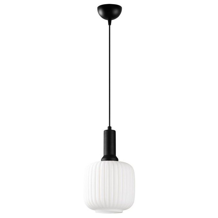 Suspension lustre D BY M.RED Black - Métal et verre - Moderne - Design lumineux