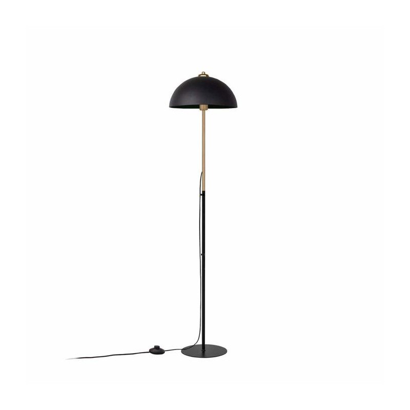 Lampadaire D BY M.RED Black - Métal - Abat-jour PVC - Design élégan