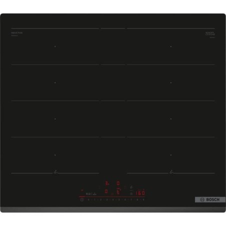 Table induction 60cm - BOSCH SER6 - PXY63KHC1E Noir - 4-foyers - Home
