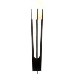 Lampadaire D BY M.RED Black - MDF - Papier kraft - Ambiance chaleureus