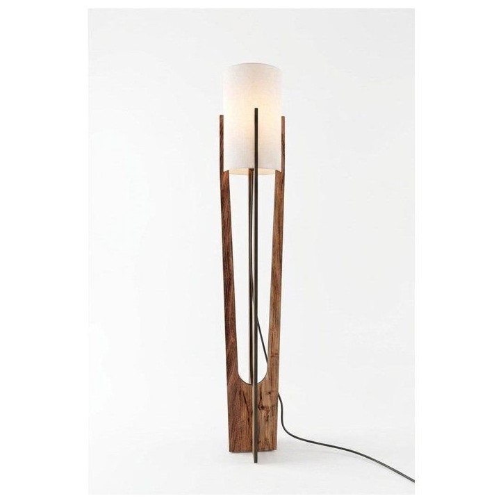 Lampadaire D BY M.RED Walnut - MDF - Papier kraft - Design moderne Lampadaire D BY M.RED Walnut - MDF - Papier kraft - Design moderne